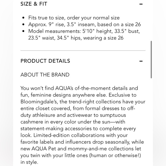 AQUA Connie Floral Embroidered Denim Shorts in Black Size 25 - Picture 9 of 10